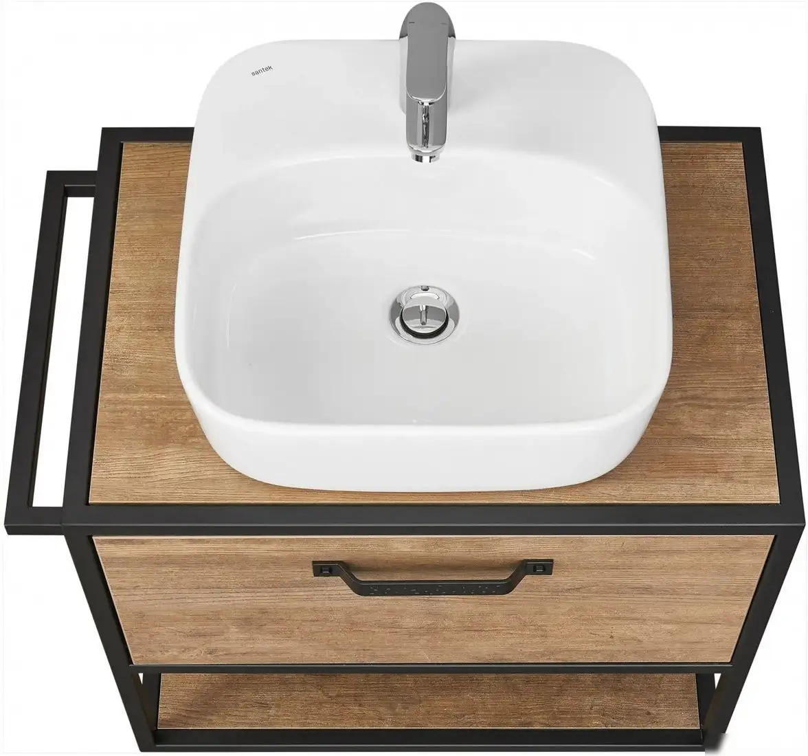 Акватон Тумба с умывальником Лофт Фабрик 65 1A2423K2LTDY0 – фото товара