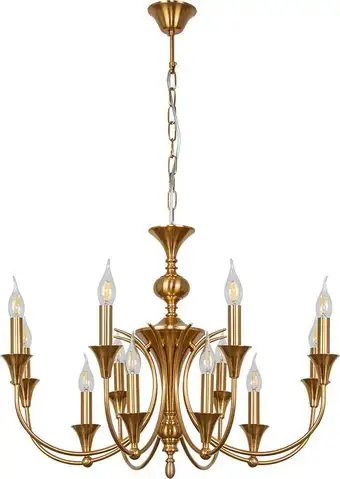 Подвесная люстра Arte Lamp Collinetta A4094LM-12PB – изображение в каталоге