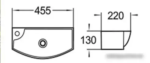 Умывальник WeltWasser AISBACH 7946 GL-WT L - фото товара