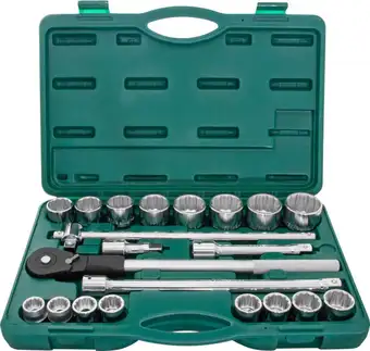 Универсальный набор инструментов Jonnesway S04H6622S (21 предмет) – изображение в каталоге