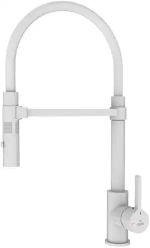 Смеситель Rose R133C (белый) - изображение в каталоге