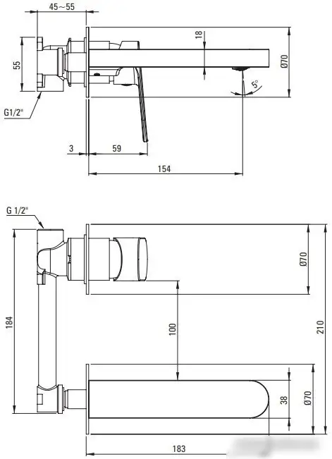 Смеситель Deante Alpinia BGA 055L - фото товара