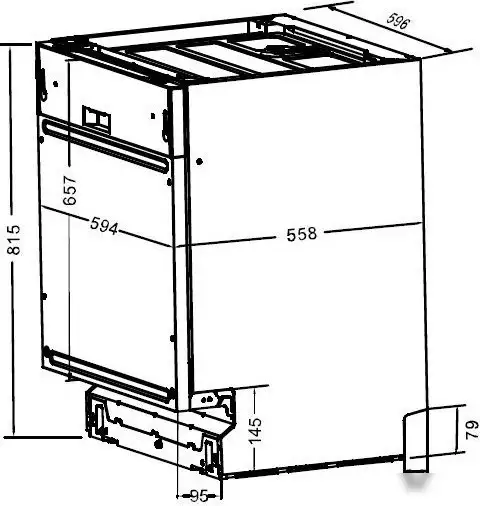 Встраиваемая посудомоечная машина ZorG W60B2A121G-A - фото товара
