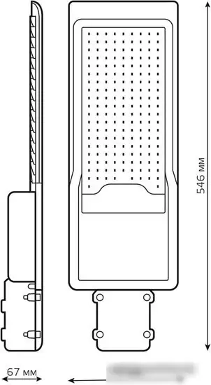 Уличный прожектор Gauss Avenue 629534320 – фото товара