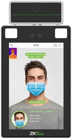 Биометрический терминал ZKTeco ProFace X [TI] – изображение в каталоге