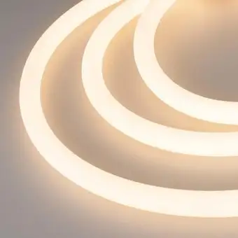 Гибкий неон Arlight 16W/m 336LED/m 2835SMD теплый белый 5M MOONLIGHT-TOP-A336-D25mm 24V Warm2700 360deg 038747 – изображение в каталоге