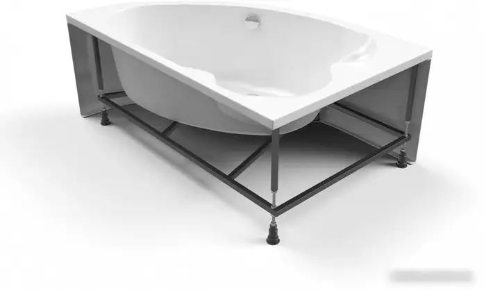 Ванна Cersanit Kaliope 170x110 L (с ножками и экраном) - фото товара