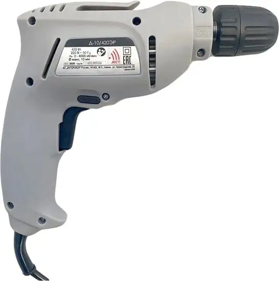 Безударная дрель Интерскол Д-10/420ЭР – фото товара