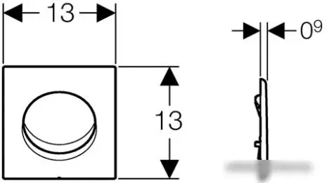 Geberit Sigma 01 HyTouch 116.011.11.5 (белый) – фото товара