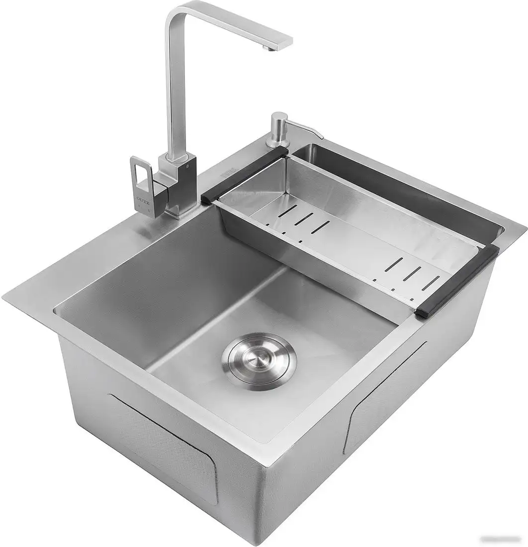 Кухонная мойка Avina HM6548 (нержавеющая сталь) - фото товара