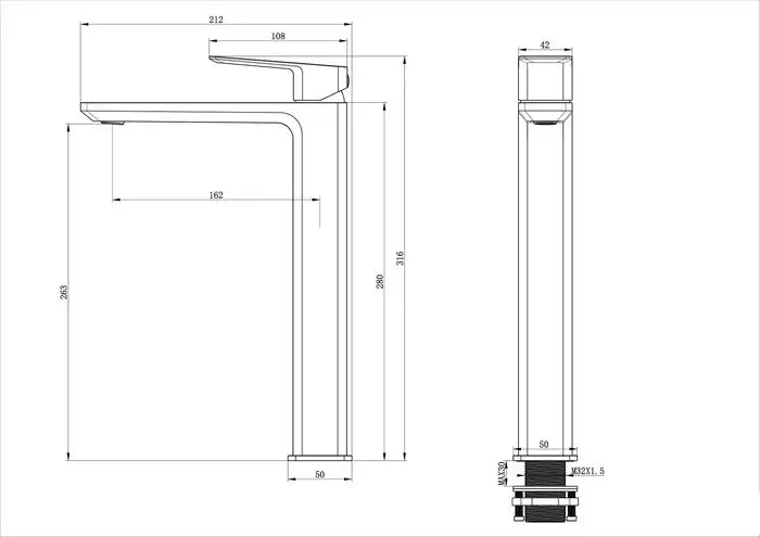 Смеситель Wonzon&Woghand WW-88239011-MB - фото товара