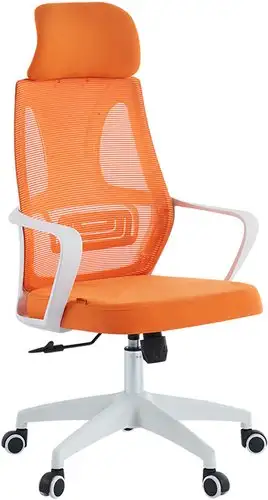 Офисное кресло CHAIRMAN CH636 (белый пластик/оранжевый) – изображение в каталоге