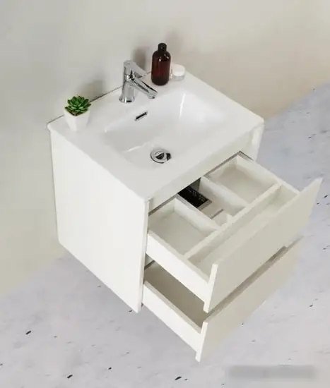 BelBagno Тумба под умывальник Kraft 39-600/390-2C-SO-BO (bianco opaco) – фото товара