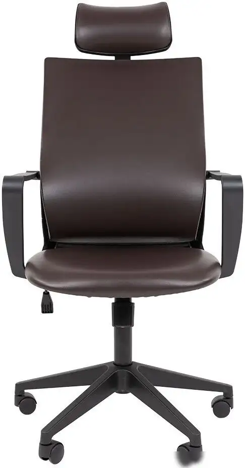 Офисное кресло CHAIRMAN 545 (экокожа коричневый) – фото товара