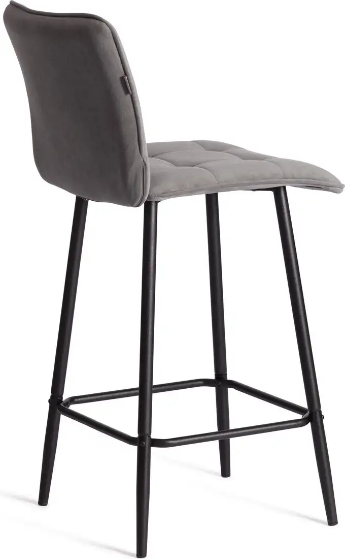 Стул TetChair Bari Полубарный (велюр, серый)