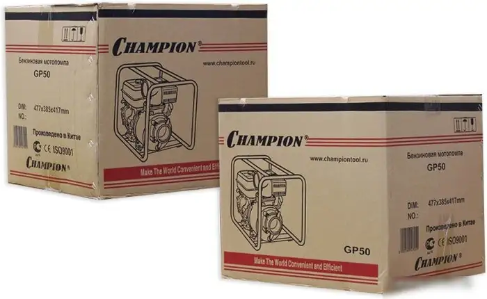 Мотопомпа Champion GP50 - фото товара