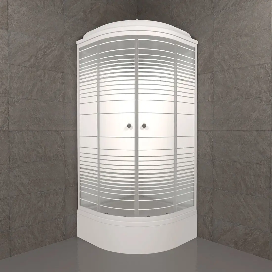 Душевая кабина Triton Полосы В 90x90 - фото товара