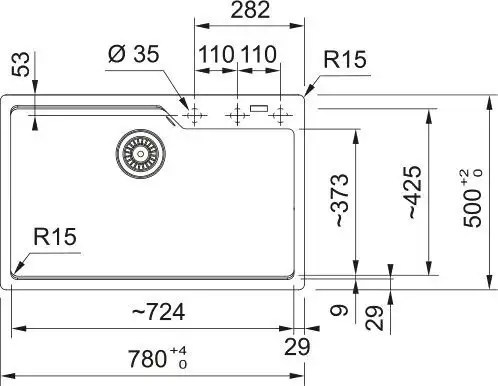 Кухонная мойка Franke Maris UBG 610-72 114.0741.506 (графит) - фото товара