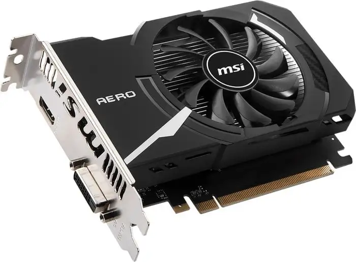 Видеокарта MSI GeForce GT 1030 Aero ITX OC 2GB DDR4 – фото товара