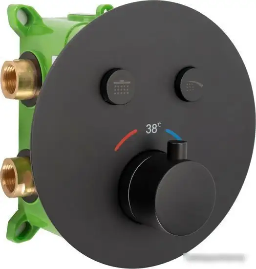 Душевая система Rea Lungo Miler Black REA-P6713 - фото товара