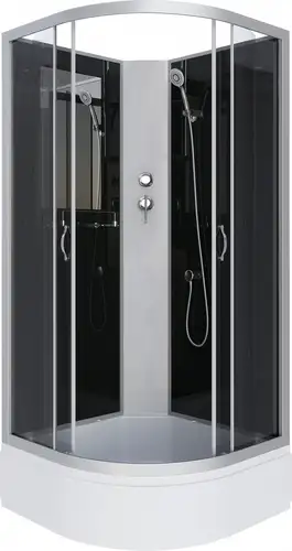 Душевая кабина Niagara NG-3502-14BK 100x100 (тонированное стекло) - изображение в каталоге
