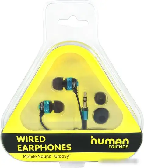 Наушники CBR Human Friends Groovy Blue – фото товара