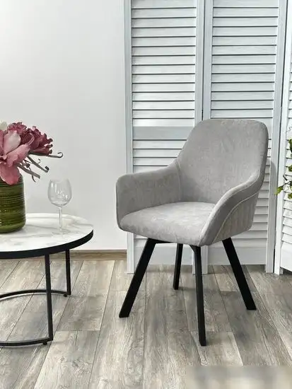 Стул с подлокотниками M-City Jet 670M05310 (B22 серый/черный) – фото товара