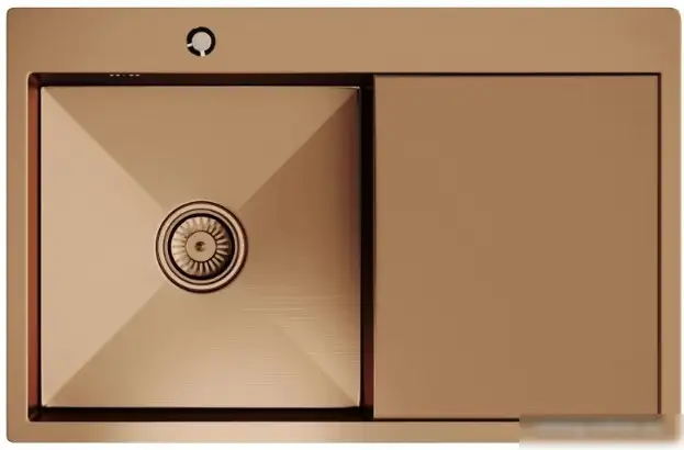 Кухонная мойка Mixline Pro 552921 (бронза, с сифоном) - изображение в каталоге