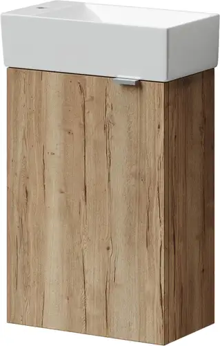 Sancos Тумба под умывальник Mini MN35EGL (дуб галифакс натуральный) – изображение в каталоге