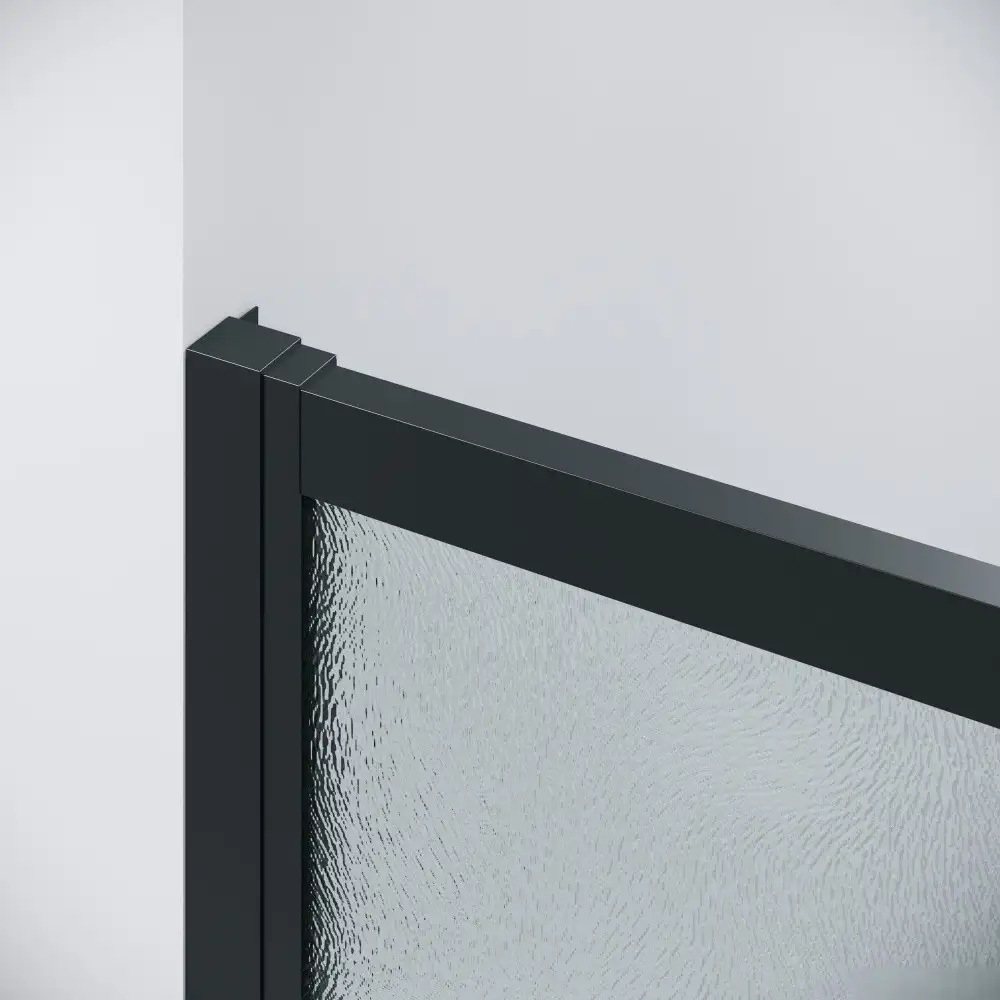 Душевой уголок Grossman Cosmo 130x80x195 120.K33.02.1380.21.02 (черный матовый/стекло шиншилла) - фото товара