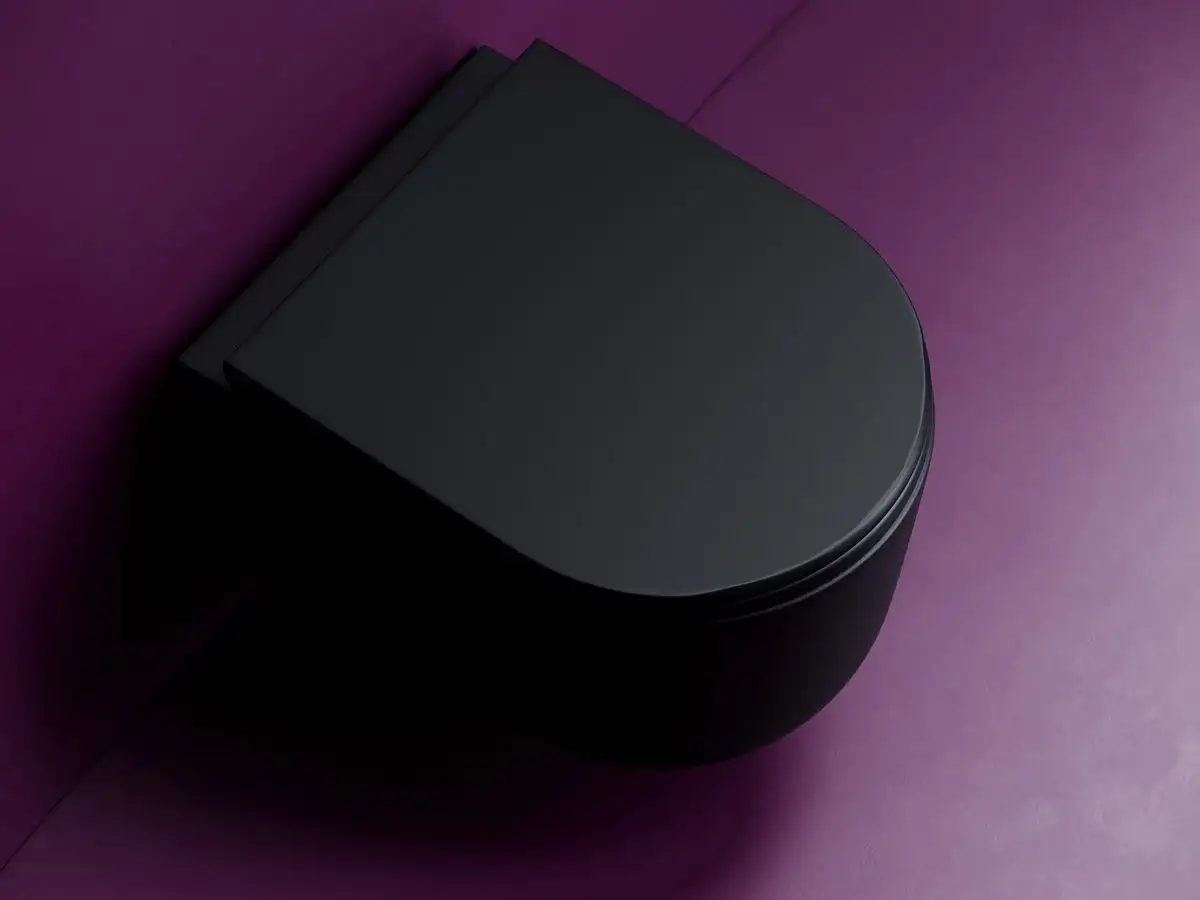 Унитаз подвесной Ceramica Nova Ulma Торнадо CN4006TMB (с крепежом и сиденьем) - фото товара