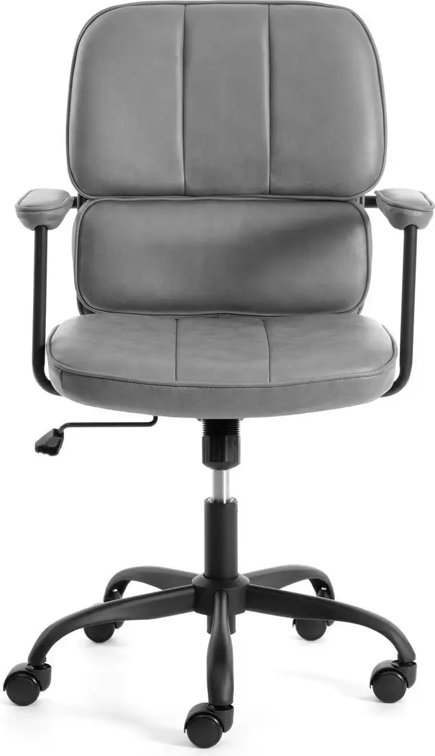 Офисное кресло TetChair Alpha (иск. замша, серый) – фото товара