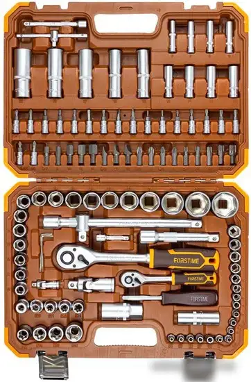 Универсальный набор инструментов Forstime FT-41082-5 (108 предметов) – фото товара