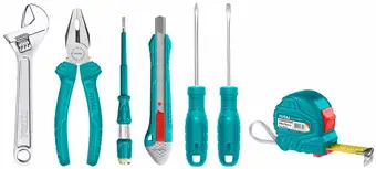 Универсальный набор инструментов Total THKTHP90076 (7 предметов) – изображение в каталоге