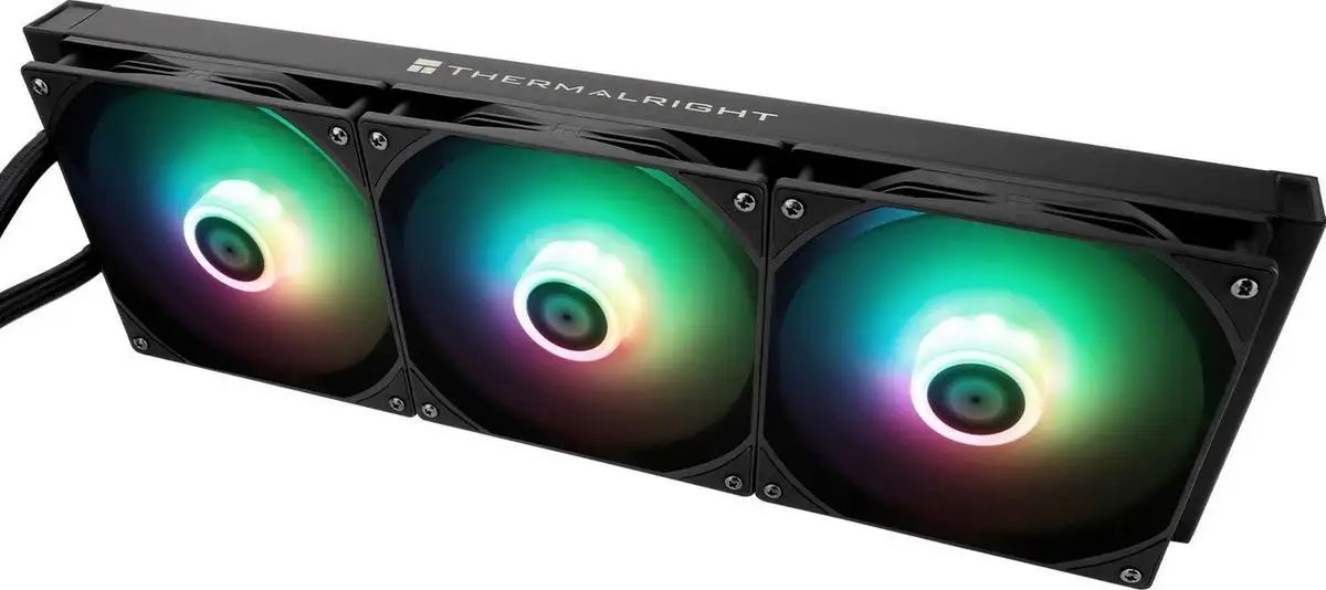 Система жидкостного охлаждения для процессора Thermalright Frozen Warframe 420 ARGB (черный) – фото товара