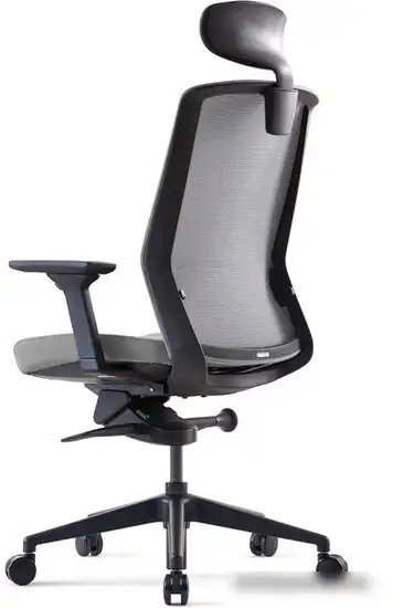 Кресло Bestuhl J1 Black Pl с подголовником (серый) – фото товара