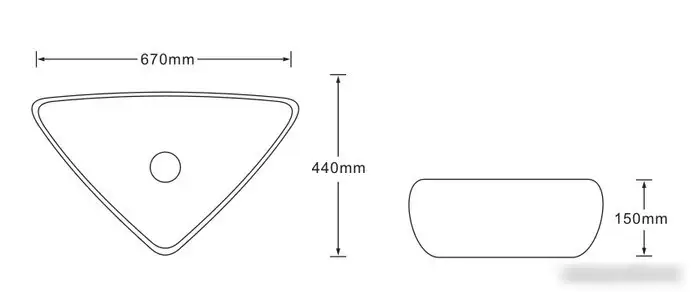 Умывальник SantiLine SL-7031 - фото товара