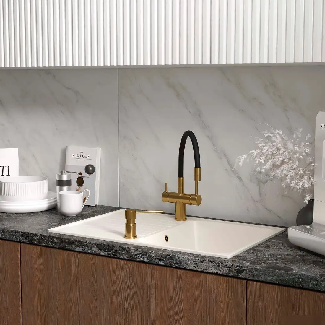 Кухонная мойка Reflexion Bolero RF0574WH - фото товара