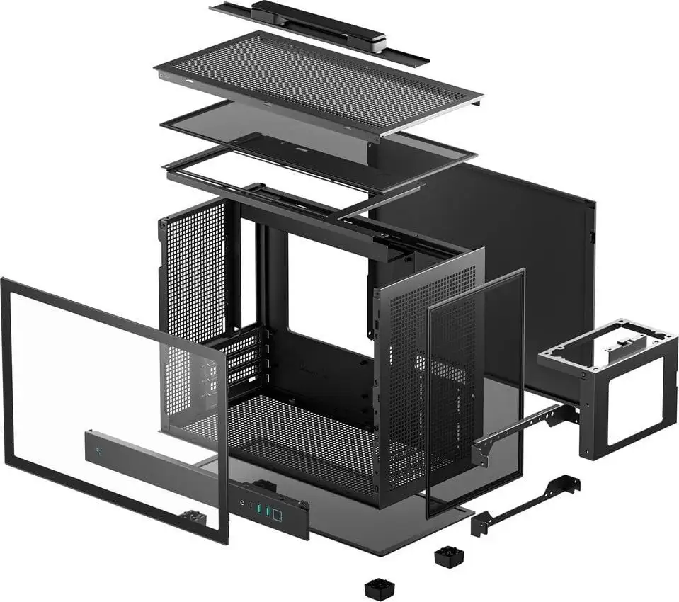 Корпус DeepCool CH160 Plus R-CH160-BKNGM0-G – фото товара