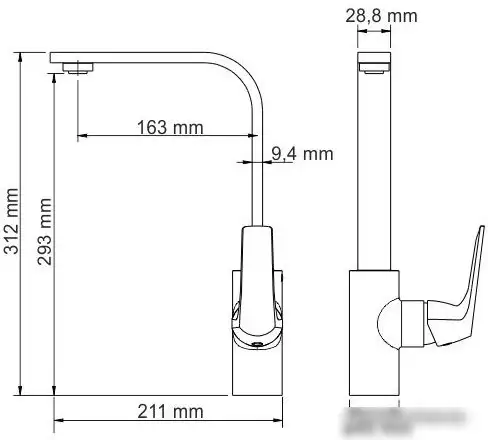 Смеситель Wasserkraft Neime 1907 - фото товара