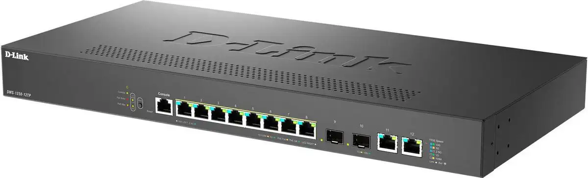 Управляемый коммутатор 2-го уровня D-Link DMS-1250-12TP/A1A/6KV – фото товара