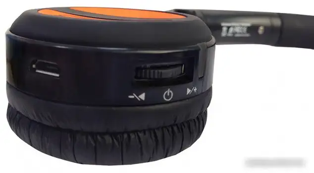 Наушники CBR CHP 633 Bt (черный/оранжевый) – фото товара