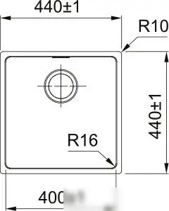 Кухонная мойка Franke FEX 210-40 127.0688.781 (стальной) - фото товара