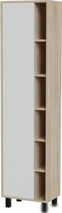 Mixline Шкаф-пенал Милтон-50 557617 (левый, дуб сонома/белый ) – фото товара