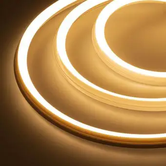 Гибкий неон Arlight 7.2W/m 168LED/m 2835SMD теплый белый 5M Moonlight-3D-A168-15x15mm 24V Warm3000 038603 – изображение в каталоге