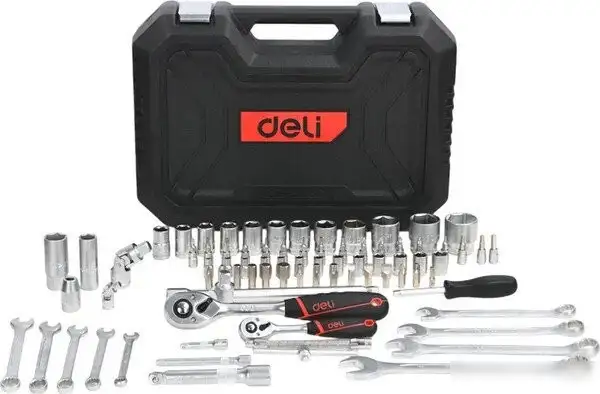 Универсальный набор инструментов Deli EDQ45082 (82 предмета) – фото товара
