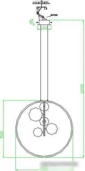 Подвесная люстра Kinklight Иона 09408-5А,19 – фото товара