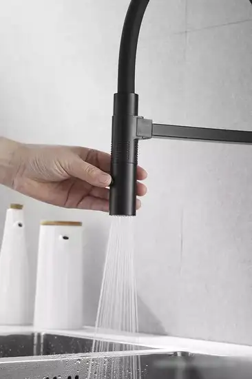 Смеситель Rose R133H (черный) - фото товара