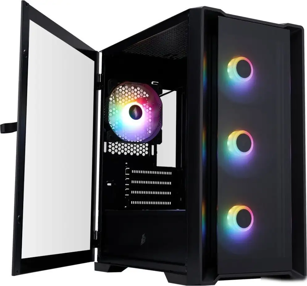 Корпус 1stPlayer TRILOBITE T4-G FRGB (черный) – фото товара