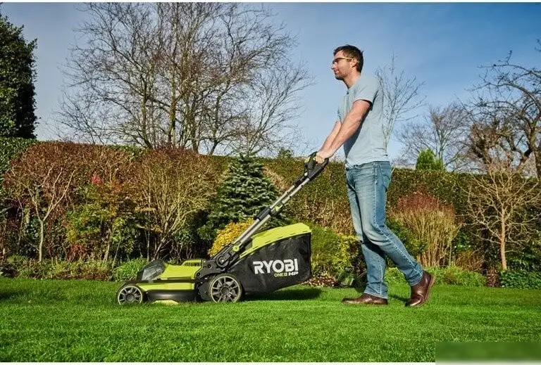 Газонокосилка Ryobi RY18LMX40B-240 (с 2-мя АКБ) – фото товара